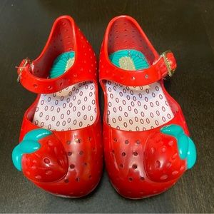 Mini Melissa Strawberry Mary Janes